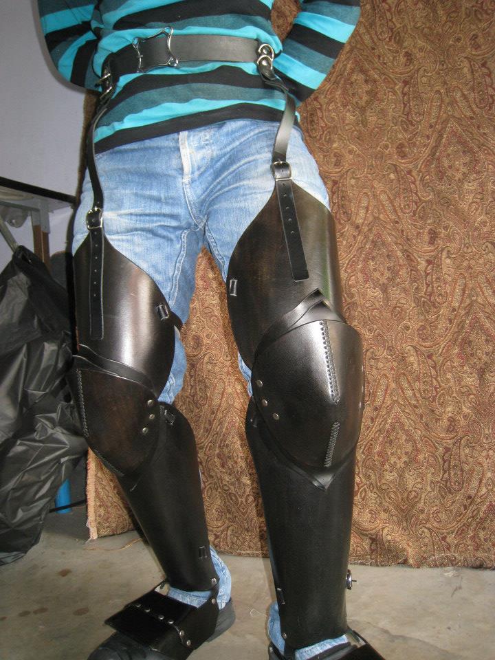 Hard Leather Leg Armor