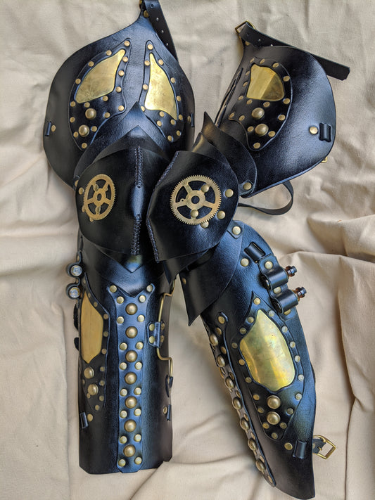 Fancy Steampunk Leg Armor