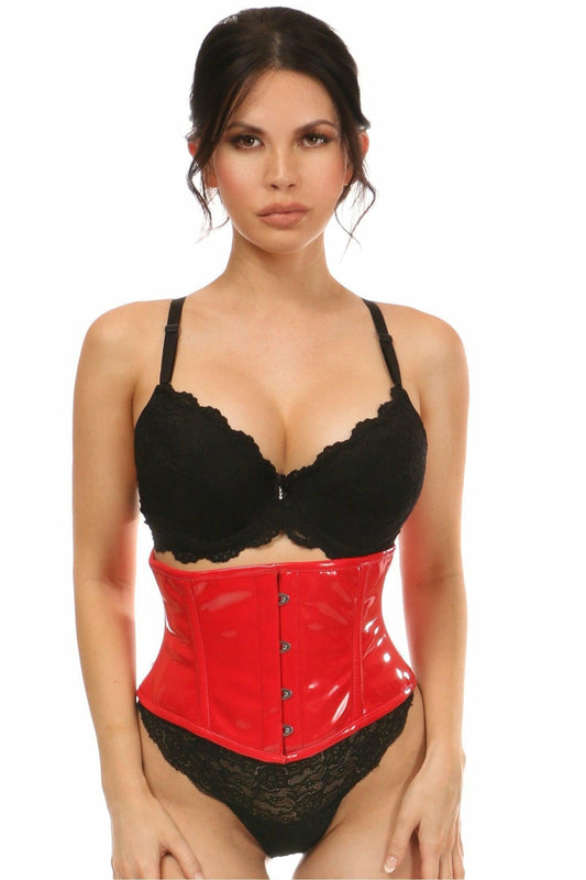 Lavish Red Patent Mini Cincher - Daisy Corsets