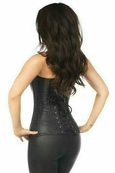 Lavish Black Brocade Corset - Daisy Corsets