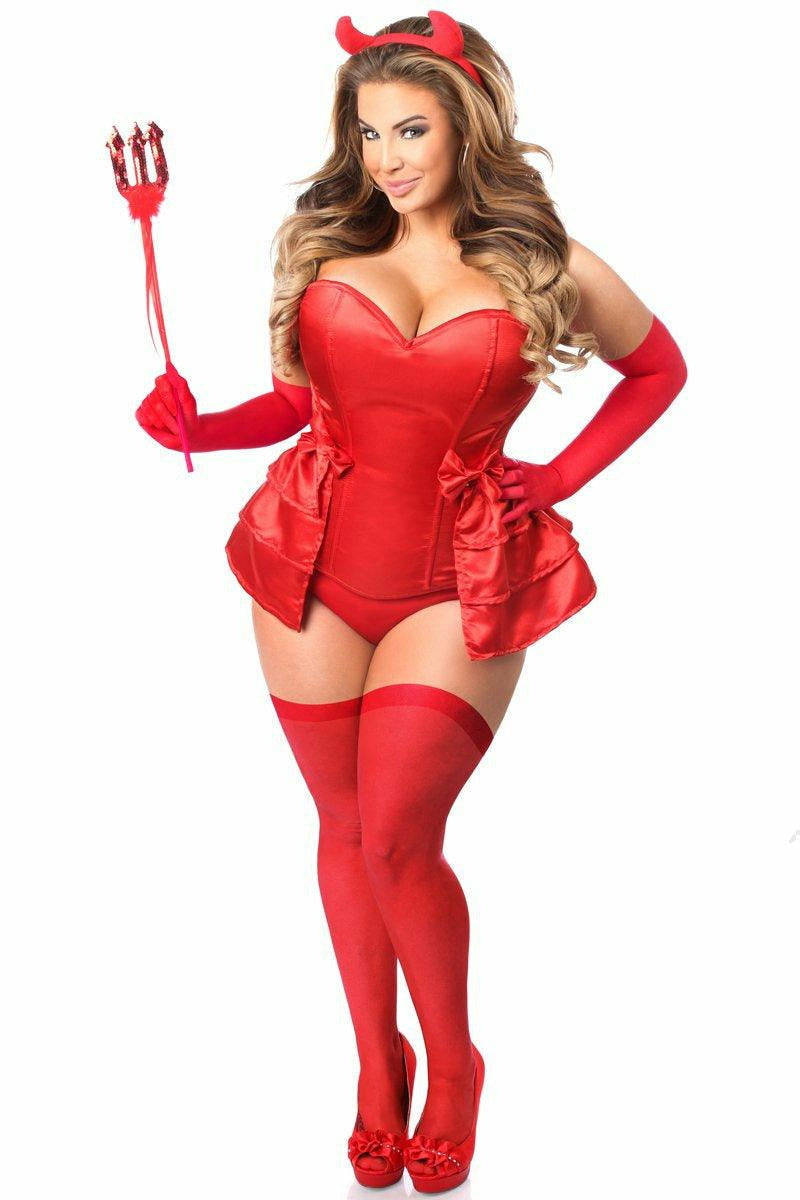 Lavish 5 PC Devilicious Corset Costume - Daisy Corsets