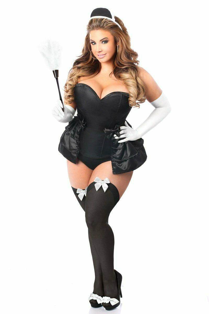 Lavish 5 PC Frisky French Maid Corset Costume - Daisy Corsets