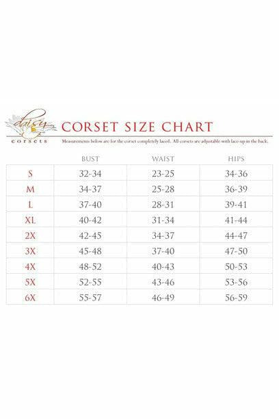 Lavish Rainbow Print Underwire Open Cup Underbust Corset - Daisy Corsets