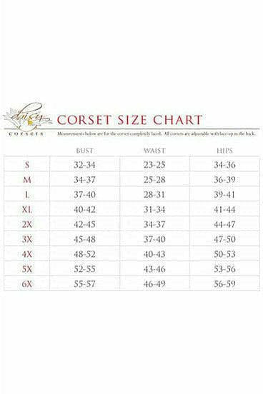 Lavish Black Lace Front Zipper Corset - Daisy Corsets