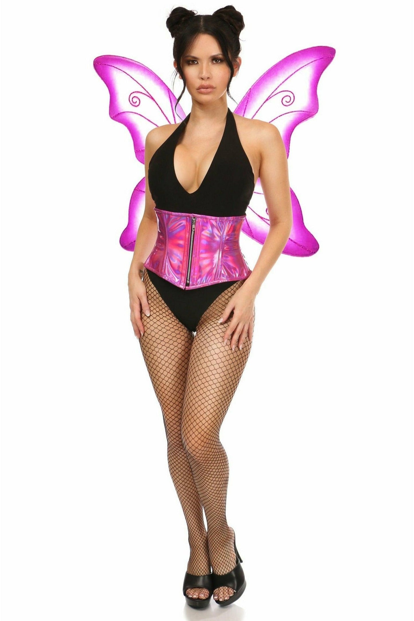 Top Drawer 2 PC Fuchsia Pixie Fairy Corset Costume - Daisy Corsets