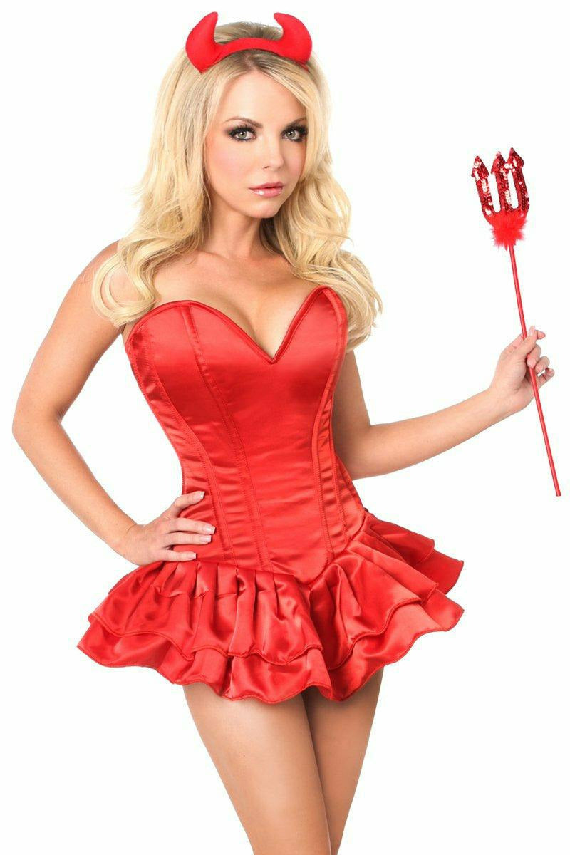 Top Drawer Delicious Devil Corset Dress Costume - Daisy Corsets