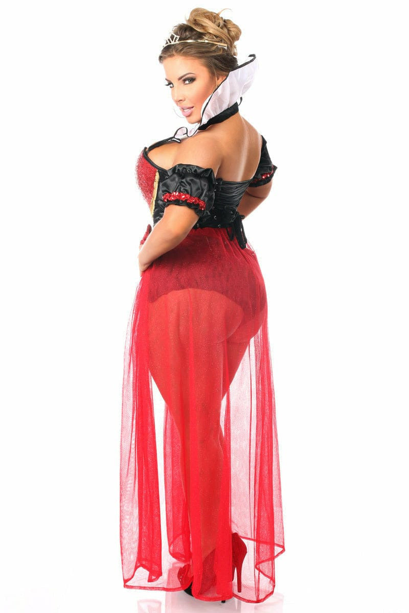 Top Drawer 6 PC Sexy Fairytale Red Queen Costume